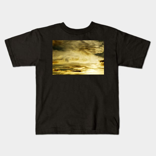 Dramatic Sunset Kids T-Shirt by fulya